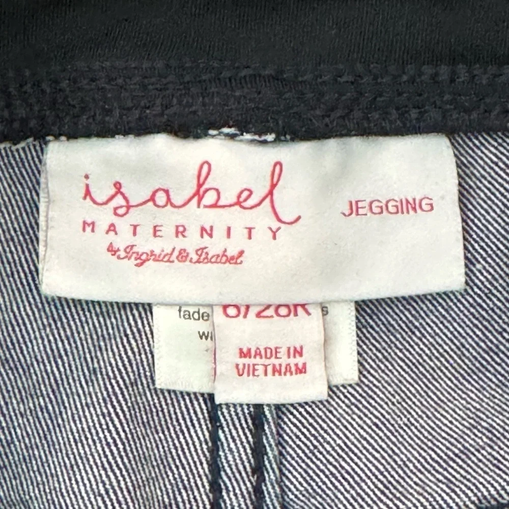 ISABEL Size 6/28R Crossover Denim Jegging Maternity Jean NWOT - Picture 5 of 6